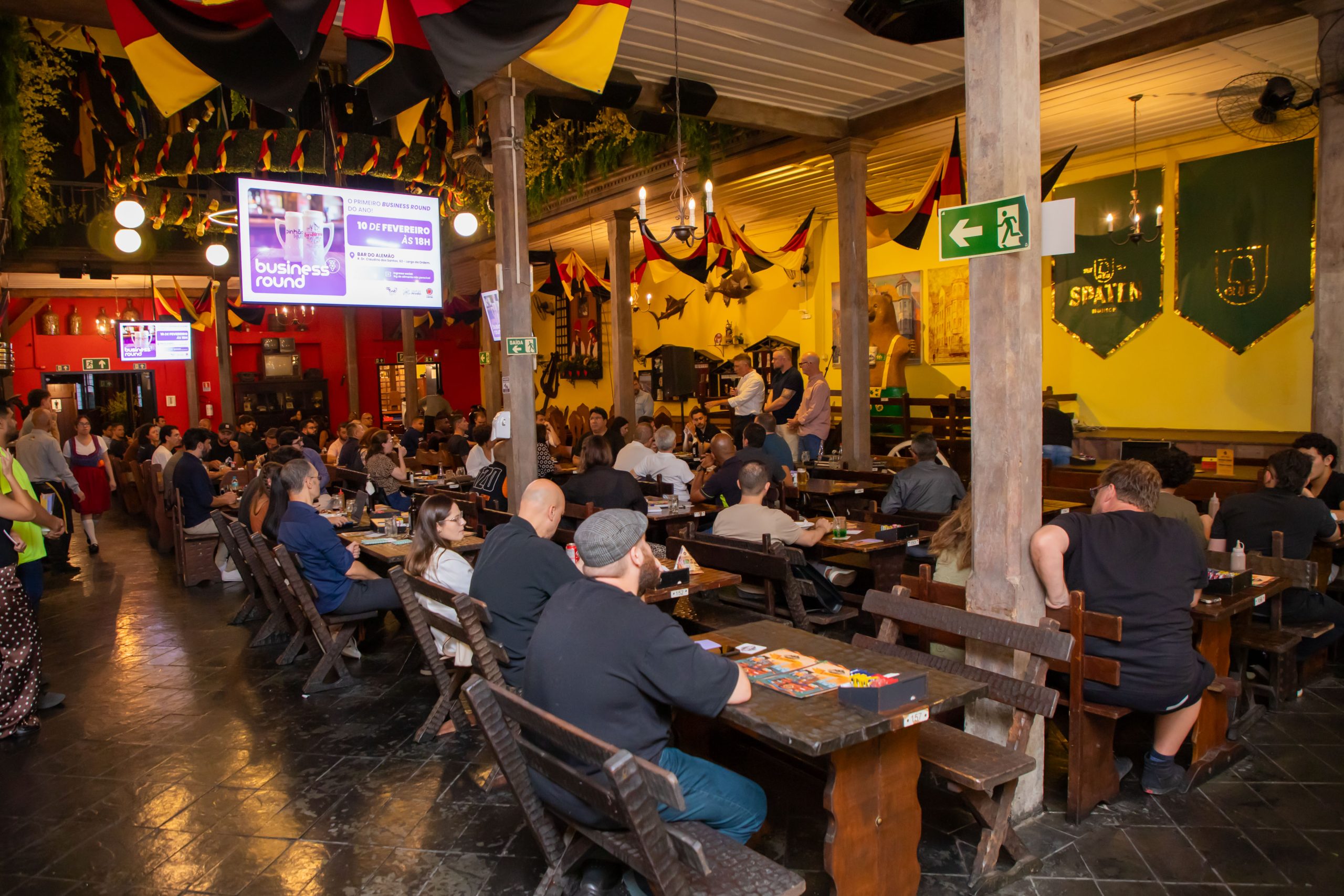 O presidente da Agência Curitiba de Desenvolvimento e Inovação, Dario Paixão, abriu o primeiro Business Round de 2026. Curitiba, 10/02/2026. Foto: Isabella Mayer/SECOM