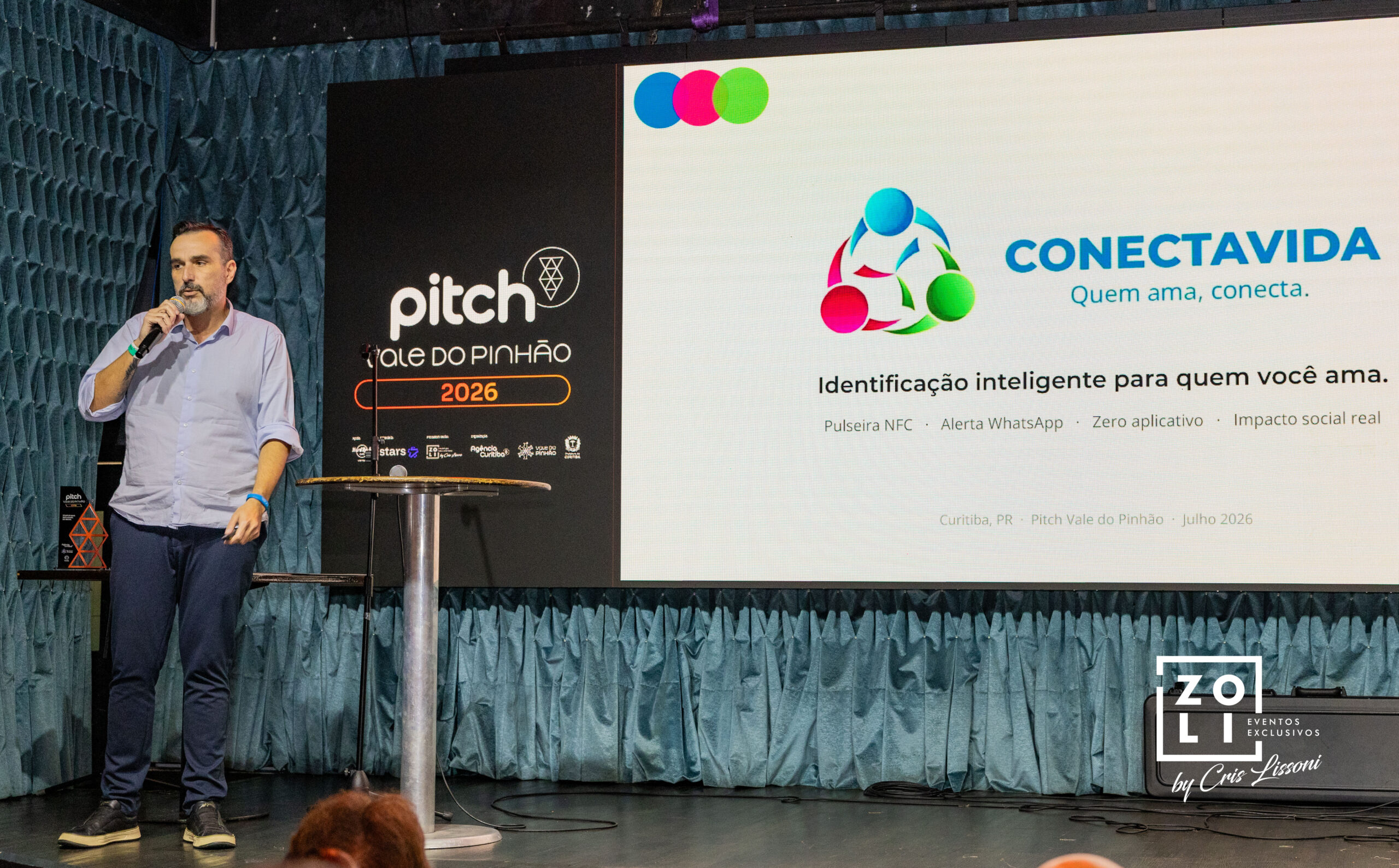 Apresentação da ConectaVida no Pitch Vale do Pinhão